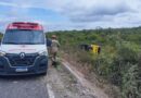 Tragédia na CE-456: tombamento de ônibus de romeiros mata duas pessoas em Canindé