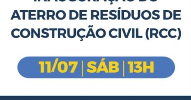 Marília inaugura primeiro aterro licenciado para resíduos da construção civil neste sábado (11)