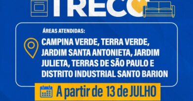 Operação Cata-Treco atende novos bairros de Marília a partir de 13 de julho