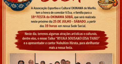 Dr. Elio Ajeka destaca importância da 18ª Festa do Okinawa Sobá e convida população a prestigiar tradição japonesa