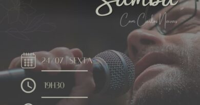 Marília recebe o espetáculo “A Fina Flor do Samba” com o cantor Carlos Navas