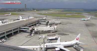 Japan Airlines cancela dezenas de voos de e para Okinawa e Kagoshima devido a tufão
