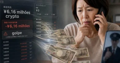 Golpe do My Number faz mulher perder ¥6,16 milhões