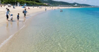 Praia de Aichi recebe nota máxima de qualidade da água pelo segundo ano