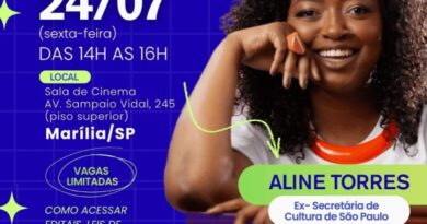 Marília recebe workshop gratuito sobre captação de recursos para projetos culturais