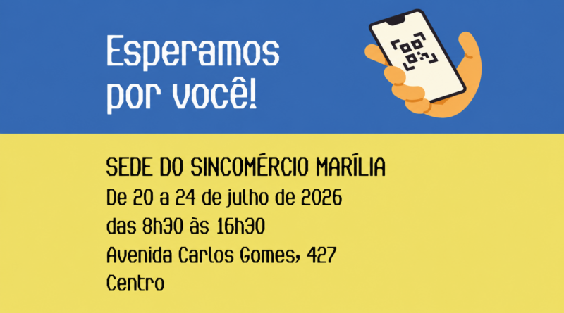 Sesc realiza credenciamento no Sincomércio de Marília 