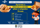 TUPÃ: Curso gratuito ensina fabricação e venda de pães e salgados fitness