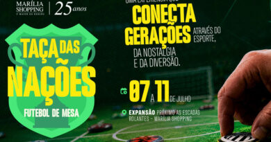 Futebol de mesa resgata memórias e promove integração entre gerações no Marília Shopping