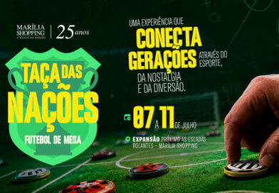 Futebol de mesa resgata memórias e promove integração entre gerações no Marília Shopping