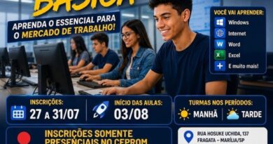 CEPROM abre inscrições para curso gratuito de Informática em Marília