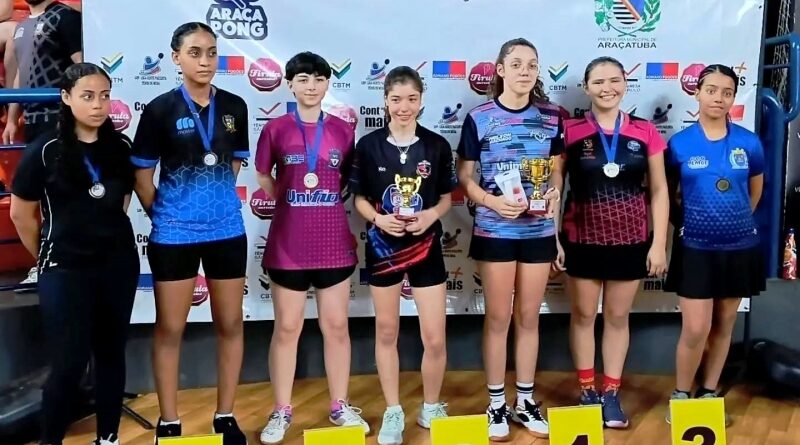Marília é campeã geral da 5ª etapa da Liga Oeste Paulista de Tênis de Mesa