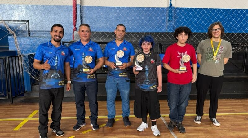 Enxadristas marilienses dominam pódios, conquistam títulos por categoria e miram Open Internacional de Araguari