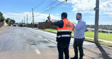 Prefeitura de Marília inicia recapeamento da Rua Urias Avelino de Morais, no bairro César de Almeida