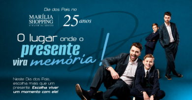 Dia dos Pais no Marília Shopping reúne opções de presentes para todos os estilos e programação musical gratuita