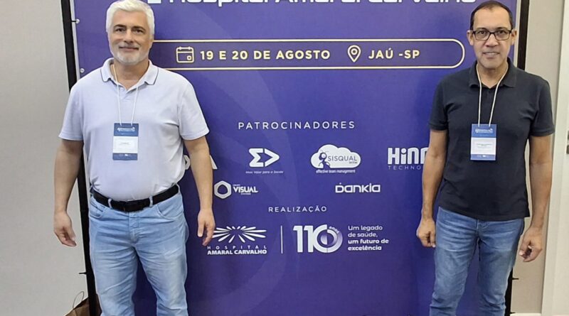 Profissionais da Santa Casa de Marília participam de Simpósio de Tecnologia e ESG do Hospital Amaral Carvalho