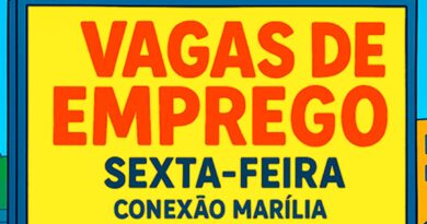 VAGAS DE EMPREGO PARA SEXTA-FEIRA 07/08/2026 