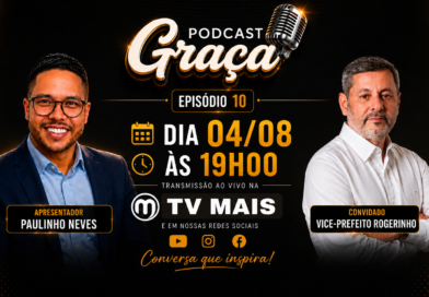 Rogerinho participa nesta terça-feira do Podcast Graça e fala sobre trajetória, gestão pública e o futuro de Marília e região