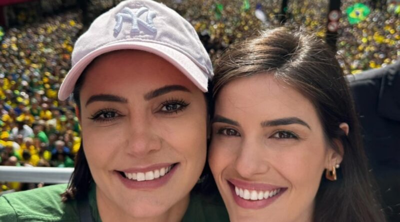 Michelle Bolsonaro grava vídeo de apoio à reeleição de Dani Alonso