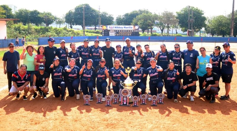 Nikkey Marília conquista título do 4º Campeonato Brasileiro de Softbol Feminino Sub-23