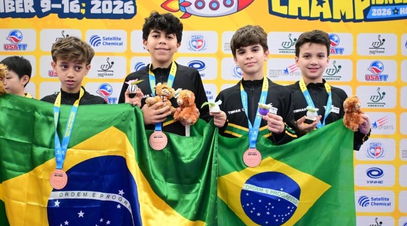 Mariliense conquista medalha de bronze em duplas no Pan-Americano de Tênis de Mesa