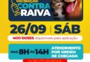 Prefeitura realiza no sábado (26) uma nova etapa da vacinação antirrábica