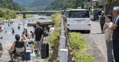 Som alto até de madrugada: lazer nos rios de Gifu gera 200 denúncias
