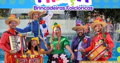Projeto “Abre Praça” leva cultura popular e brincadeiras folclóricas à Praça Maria Izabel neste sábado