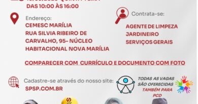 21ª Ação de Empregabilidade de Marília oferece oportunidades de trabalho em diversas áreas