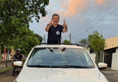 Rogerinho percorre Alvinlândia, Lupércio e Marília em grande carreata