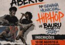 Secretaria de Cultura encerra nesta segunda-feira as inscrições do edital para a Semanal Municipal do Hip Hop de Bauru