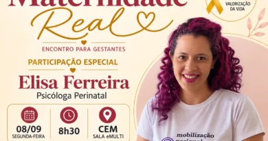 PARAGUAÇU PTA: Maternidade Real promove encontro sobre saúde mental materna durante o Setembro Amarelo