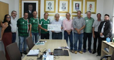 Consulado Palmeiras de Marília entrega cheque simbólico à Santa Casa para o McDia Feliz