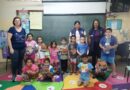 Agentes fazem atividade educativa com alunos da Emei Copo de Leite no distrito de Avencas