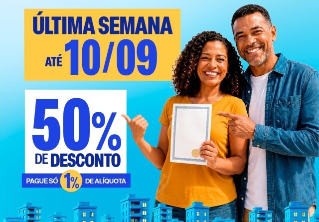 Programa “ITBI em Dia, sua escritura na mão” termina dia 10 de setembro