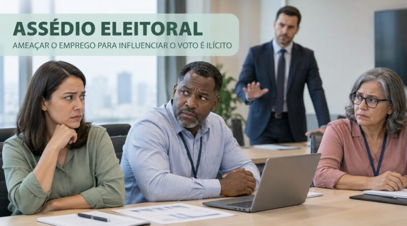 Assédio eleitoral no trabalho: quando a ameaça ao emprego ultrapassa o poder diretivo