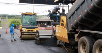 Prefeitura inicia o recapeamento asfáltico na região do Ceasa, zona Norte da cidade