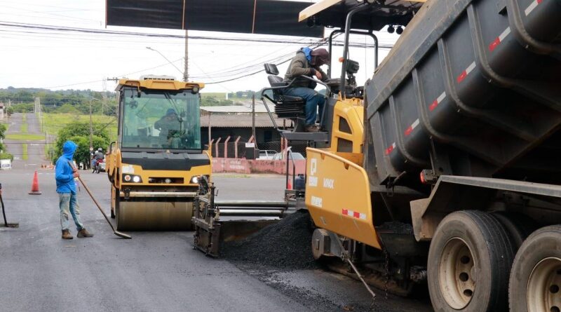Prefeitura inicia o recapeamento asfáltico na região do Ceasa, zona Norte da cidade