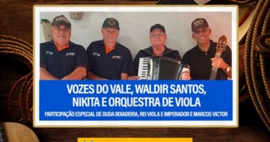 Noite da Viola chega ao Jardim Julieta neste sábado com atrações da música sertaneja raiz