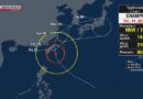 Tufão Champi se aproxima das Ilhas Sakishima, em Okinawa