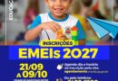 Educação: Prazo das inscrições para 2027 na Central de Vagas termina no dia 9
