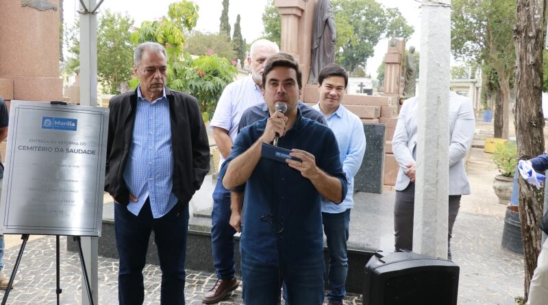 Prefeitura realiza a entrega das obras de reforma e adequação do Cemitério da Saudade