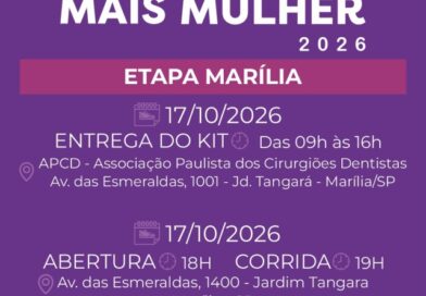 Corrida noturna do Circuito Mais Mulher acontece neste sábado em Marília